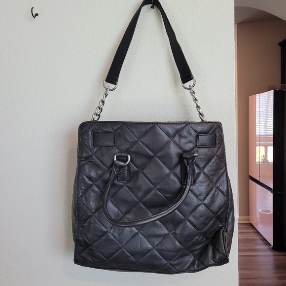 Large Quilted Leather Hamilton Tote - Picture 3 of 12